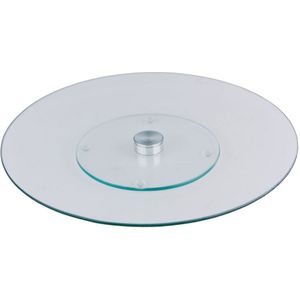 Lazy Susan Glazen Draaibare Serveerschaal 30 cm Transparant