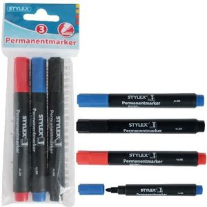 Stylex Permanent Markers 3 stuks