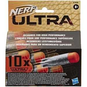 NERF Ultra Refill - 10 Pijlen | Geschikt voor Nerf Ultra Blasters | Innovatieve Vliegtip en Aerofin-technologie
