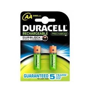 Duracell AA Oplaadbare Batterijen - 2500 mAh - 2 stuks