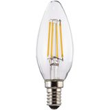 Xavax - Led-gloeidraad E14 - Warm Wit - 470lm - Vervangt 40W Kaarslamp