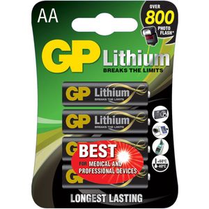 GP Batteries Lithium Primary AA Wegwerpbatterij Alkaline