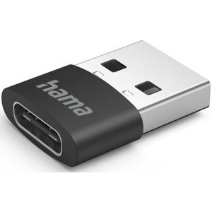 Hama USB-C-adapter USB-A-stek. - USB-C-aansl. Zonder Kabel 480 Mbit/s 3 St.