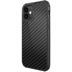 Black Rock Robust Real Carbon Cover for Apple iPhone 12 Mini Black