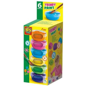 SES Creative Plakkaatverf Trendy 6x45 ml