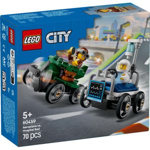 LEGO City Raceautopakket: vliegtuig vs. ziekenhuisbed - 60459