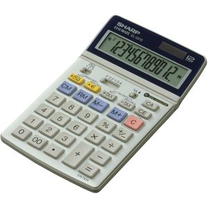 Citizen SH-EL337C Calculator Sharp EL337C Zilver Desk 12 Digit