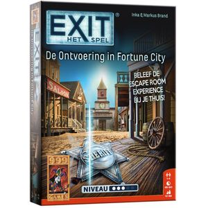 EXIT: De Ontvoering in Fortune City - Spannend gezelschapsspel met originele puzzels en intense escape room-ervaring