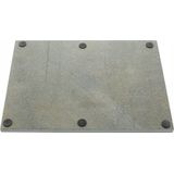 Marmeren Snijplank - Serveersteen - 30 x 40 cm - Anti-slip voetjes - Zwart