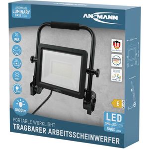 Ansmann - LED Breedstraler - 50 W - Koel Wit Licht - Aluminium Behuizing