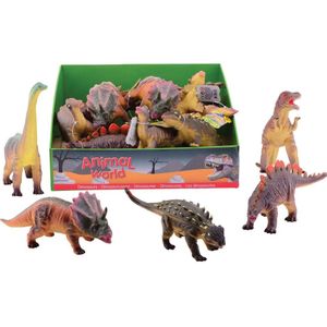 Animal World Dinosaurussen soft  26-38 cm 1 stuk