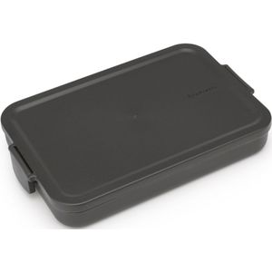 Brabantia Make & Take Lunchbox - Plat - Kunststof - Dark Grey