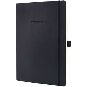 Sigel SI-CO301 Notitieboek Conceptum Pure Softcover A4+ Zwart Gelinieerd