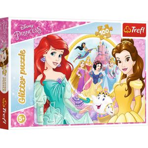 Puzzel Disney Princess (100 Stukjes) - Glitter en Glinsterend Ontwerp