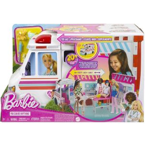 Barbie Ambulance + Licht en Geluid