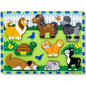 Melissa & Doug Houten Puzzel Huisdieren