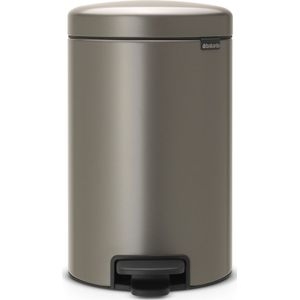 Brabantia NewIcon Pedaalemmer 12L Platinum