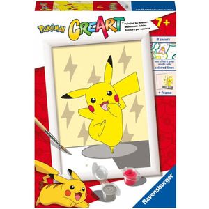 Ravensburger CreArt Schilderen op Nummer Pok&eacute;mon Pikachu