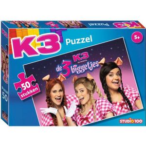 K3 Puzzel De 3 Biggetjes (50 Stukjes)