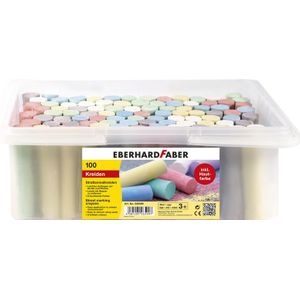 Eberhard Faber - Stoepkrijt - 100st. - Bak - EF-526599