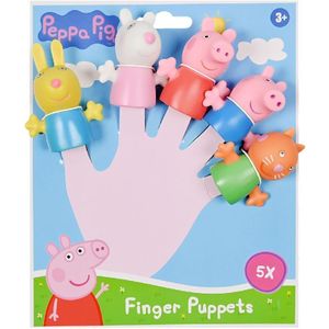 Peppa Pig vingerpoppetjes - 5 personages - Spel