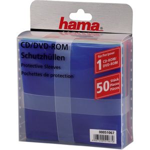 Hama CD/DVD Paper Sleeves 50-pack Multicolor