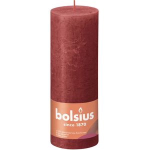 Bolsius Kaars 19x6,8 cm Rood