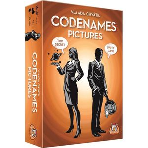 Codenames Pictures - Het spannende gezelschapsspel voor slimme spionnen! Leeftijd 8+, 2-8 spelers