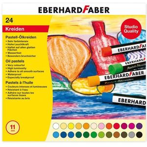 Eberhard Faber EF-522024 Oliepastelkrijt 11mm Doos A 24 St Assorti