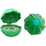 Happy Earth - Wasbal - Wit - Keramisch - 1 stuk