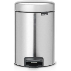 Brabantia Newicon Pedaalemmer 3L Mat Staal
