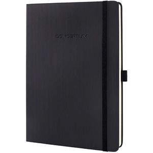 Sigel SI-CO117 Notitieboek Conceptum Pure Hardcover Tablet Formaat Zwart Geruit