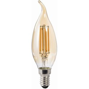 Xavax Led-gloeidraad E14 400lm Vervangt 35W Vintagelamp Kaars Warm Wit
