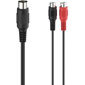 Hama Audio-adapter 2 Cinch-koppelingen - 5-pol. DIN-stekker