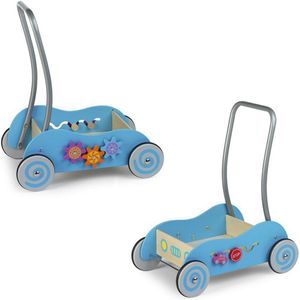 Simply for Kids Houten Duwwagen Blauw