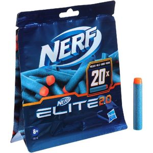 Hasbro 20 Nerf Elite 2.0 Darts - Navulpak met 20 officiële darts voor Nerf Elite 2.0 blasters