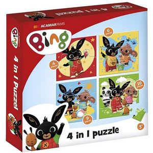 Bing 4-in-1 Puzzel (4-16 Stukjes)