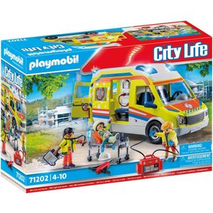 PLAYMOBIL City Life Ambulance met licht en geluid - 71202