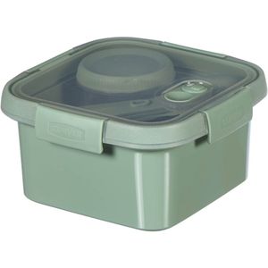 Curver Smart To Go Lunchbox 1.1L + Bestekset + Sauscup Groen