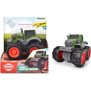 Dickie Toys Fendt Monster Tractor met Frictie 9 cm