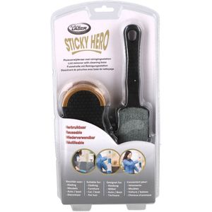 Aqua Laser Sticky Hero | zelfreinigende kledingborstel | pluizenborstel in houder | Honden- en kattenharen | Huisdierharen