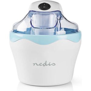 Nedis IJsmachine / 1,2 l / Blauw / Wit / Aluminium / Plastic - IJsmachines + ijsmakers - Blauw - Wit