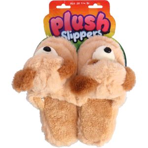 PLUSH Pluchen pantofels slofen 'Hond'