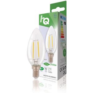 Retro - Kaarsvormige LED-Lamp - Warm Wit - E14-Fitting - 210 Lumen - 2 Watt