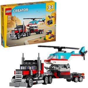 LEGO Creator 3in1 Truck met helikopter - 31146