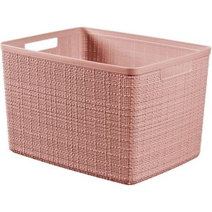 Curver Jute Opbergmand - Maat L - 20L - Roze