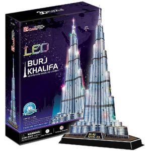 3D LED Puzzel Burj Khalifa (136 stukjes)
