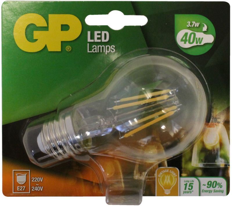 GP - Led Classic - Lamp - Warm Wit - E27 - 4 Watt