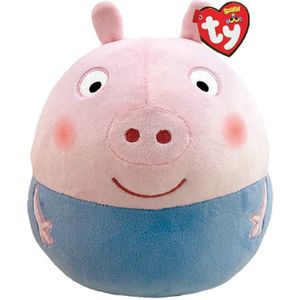 TY Squish A Boo Knuffelkussen Peppa Pig George 20 cm