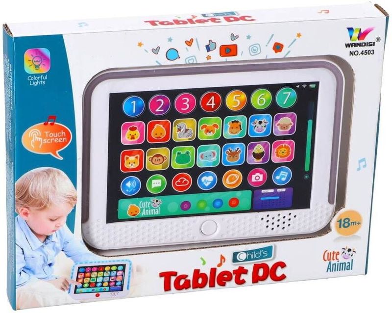 Kindertablet - Dieren - Interactief Speelplezier - Voor Kinderen vanaf 18 Maanden